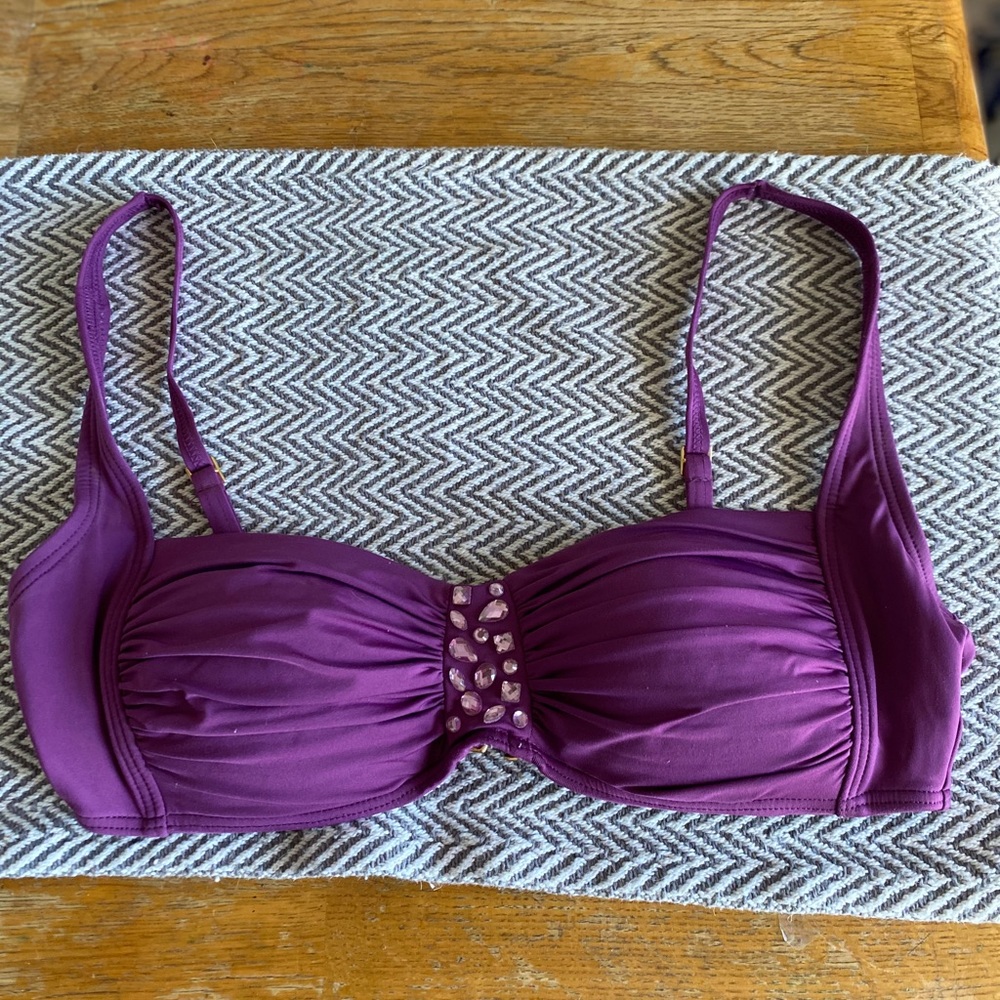 Jantzen bejeweled bikini top